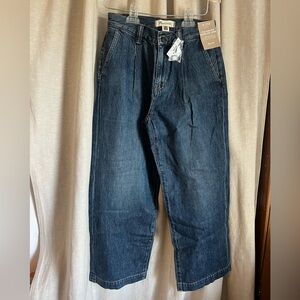 Madewell 
The Petite Harlow Wide-Leg Jean in Fieldale WashNWT Airy Denim Edition